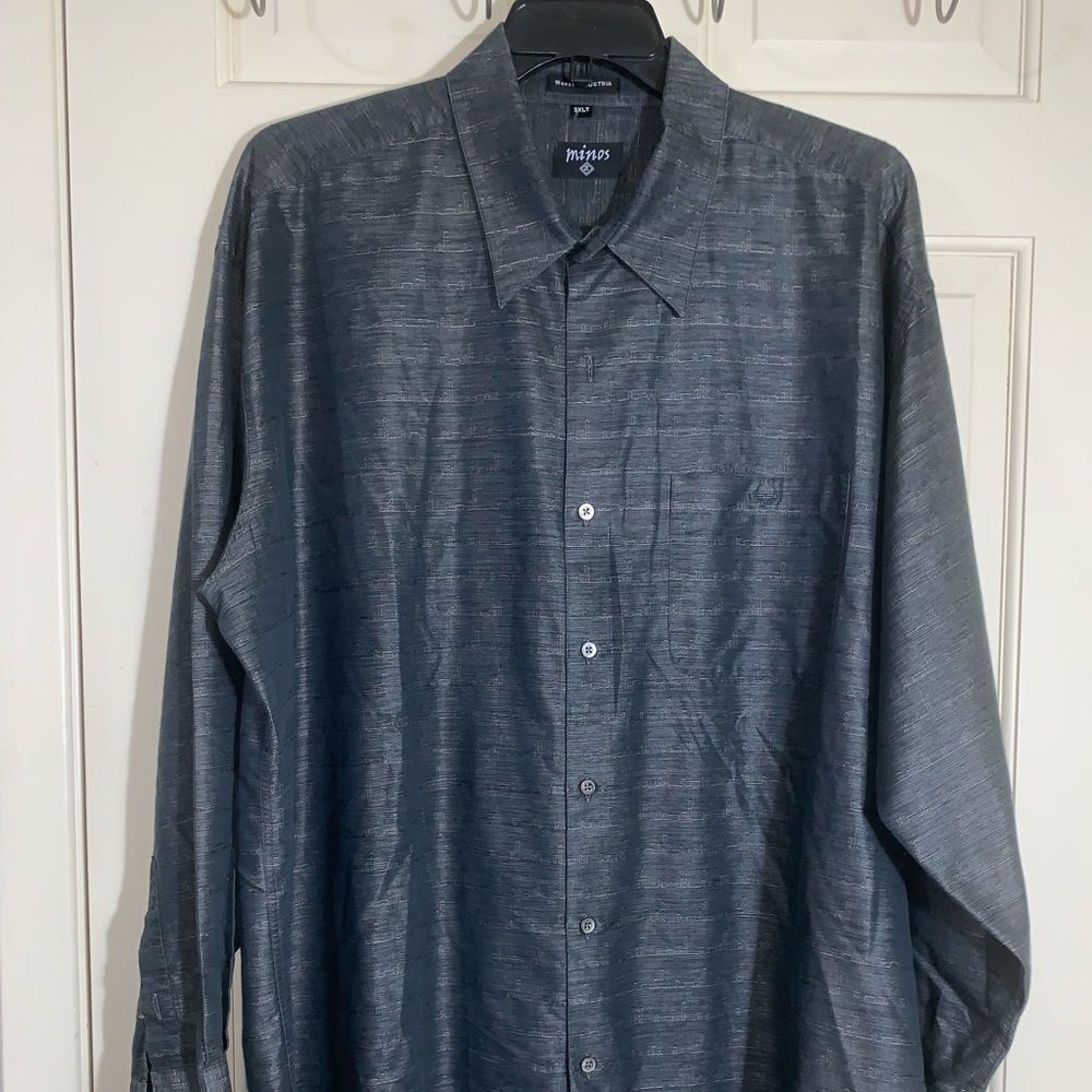 Minos men’s button down shirt sz 3xlt